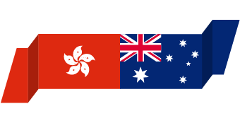 Australia and Hong Kong